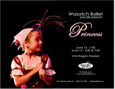 Princess 2014, Wasatch Ballet Original Production