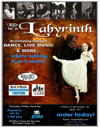 Labyrinth 2012, Wasatch Ballet Community Dance Production