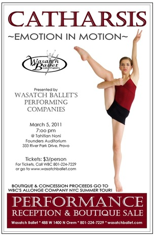 Catharsis 2011, Wasatch Ballet Performing Companies