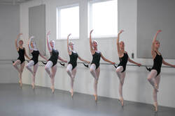Advanced Ballet Dancers in a Company Performance