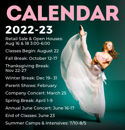 Dance Studio Calendart